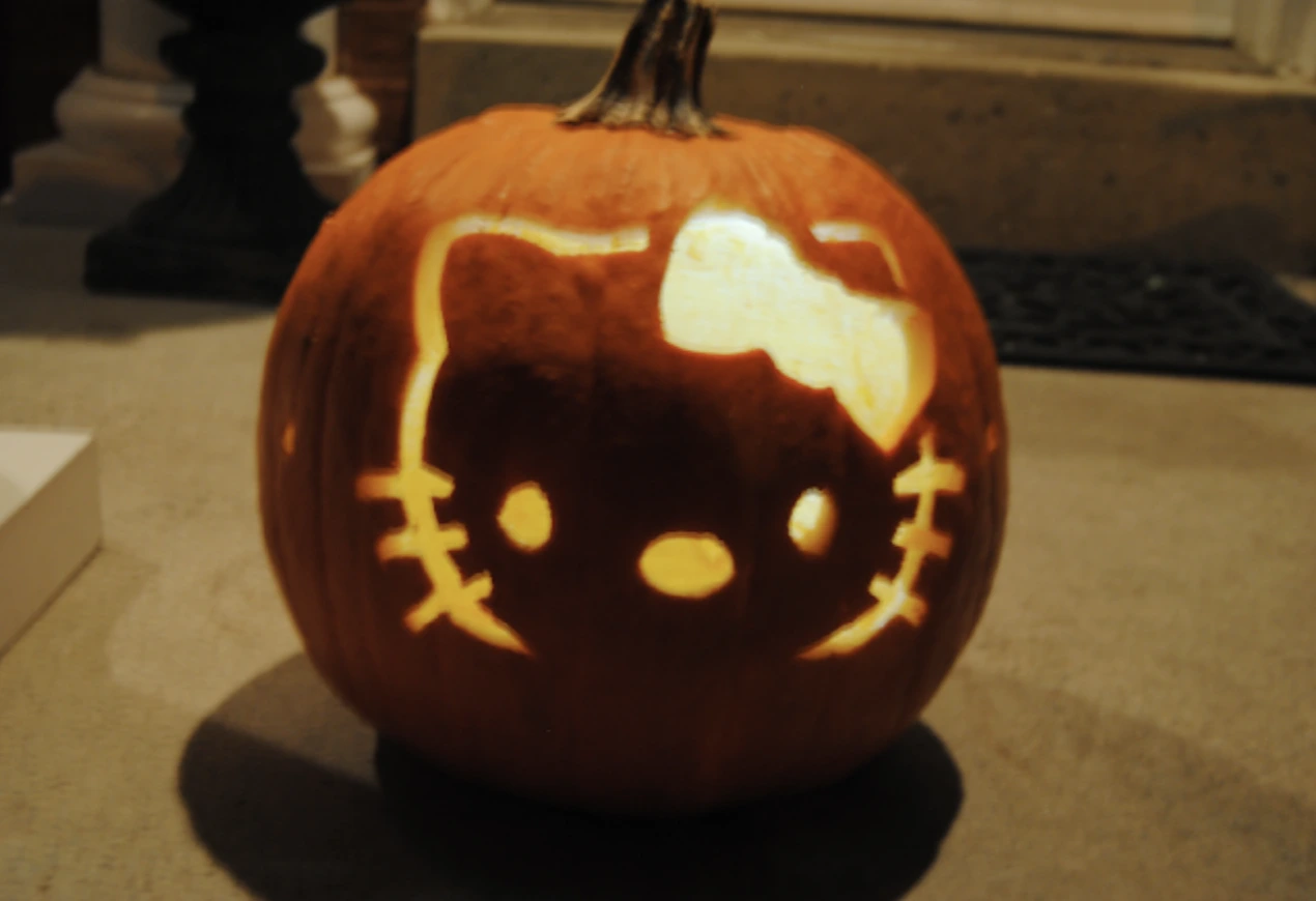 Hello Kitty græskar